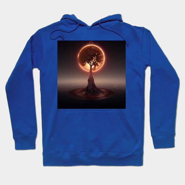 Yggdrasil World Tree of Life Hoodie by Grassroots Green